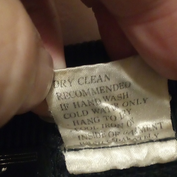 J. Renee Black Embroidery Time Theme Pull Over Sweater With Pockets - Size OS - Picture 6 of 7